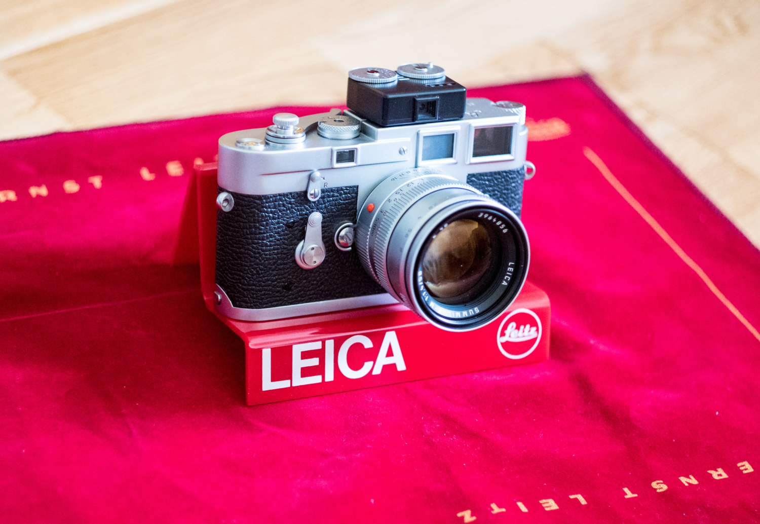 Leica M 50mm 1.4 pre-asph. an einer Leica M3