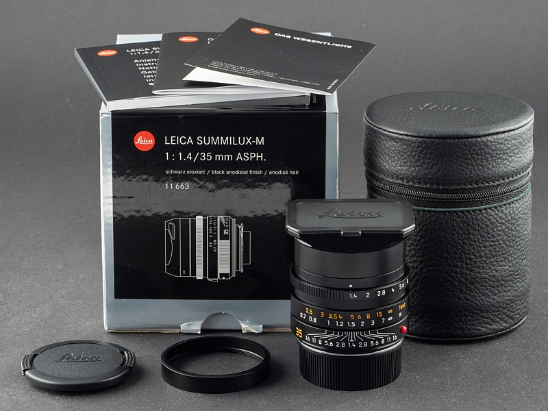 Leica M 35mm 1.4 FLE Summilux schwarz 11663