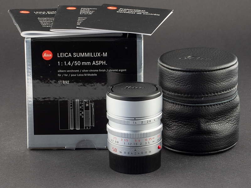 Leica M 50mm 1.4 Asph. Summilux silber 11892